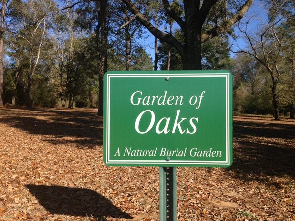Garden of Oaks, a natural burial garden in Alabama USA