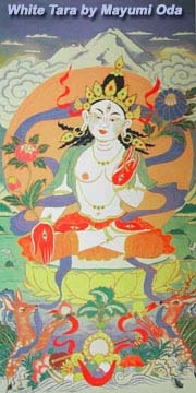 White Tara by Mayumi Oda