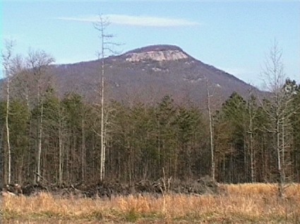 Mount Yonah, east of Cleveland, Georgia, west of Nacoochee
