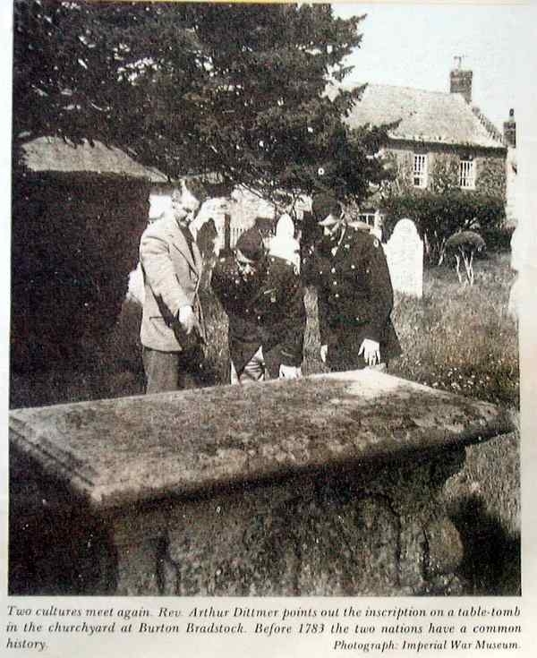 table tomb in the village of Burton Bradstock, West Dorset, England