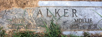 Walker John J & Mollie  1860-1932 1872-1951